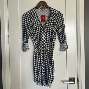 Black checkered Guess dress
